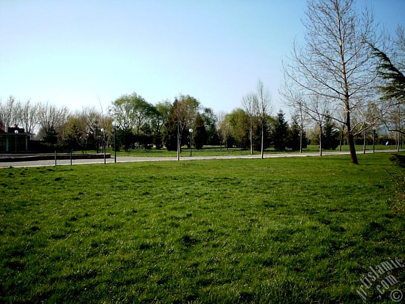 View of Botanical Park in Bursa city of Turkey.
