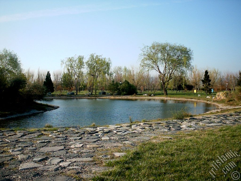 View of Botanical Park in Bursa city of Turkey.
